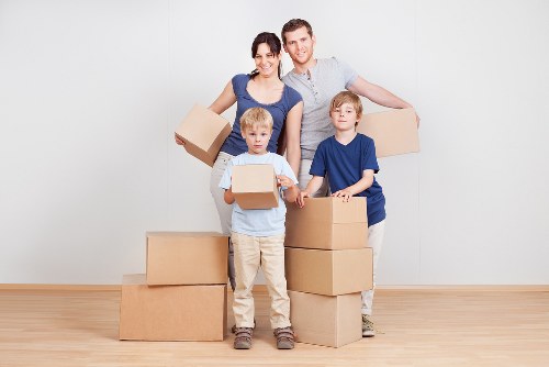 Moving boxes and packed belongings for Covent Garden relocation