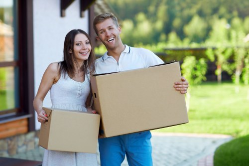 Business and household items organised for long-term storage