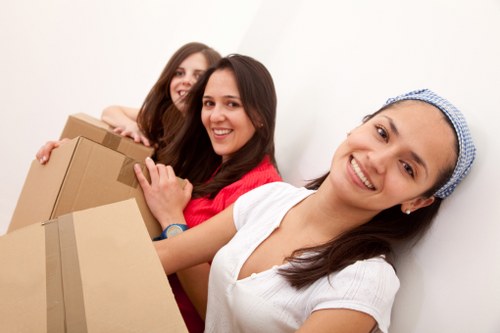 Boxes and belongings stored efficiently in Covent Garden storage