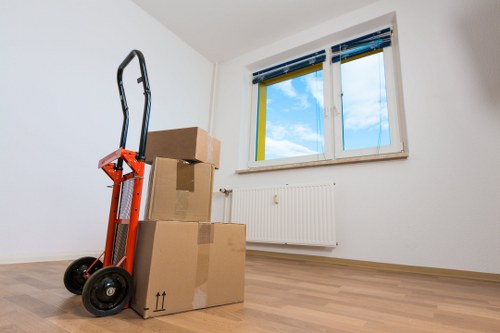 Illustration of cubic-yard storage measurement for household contents